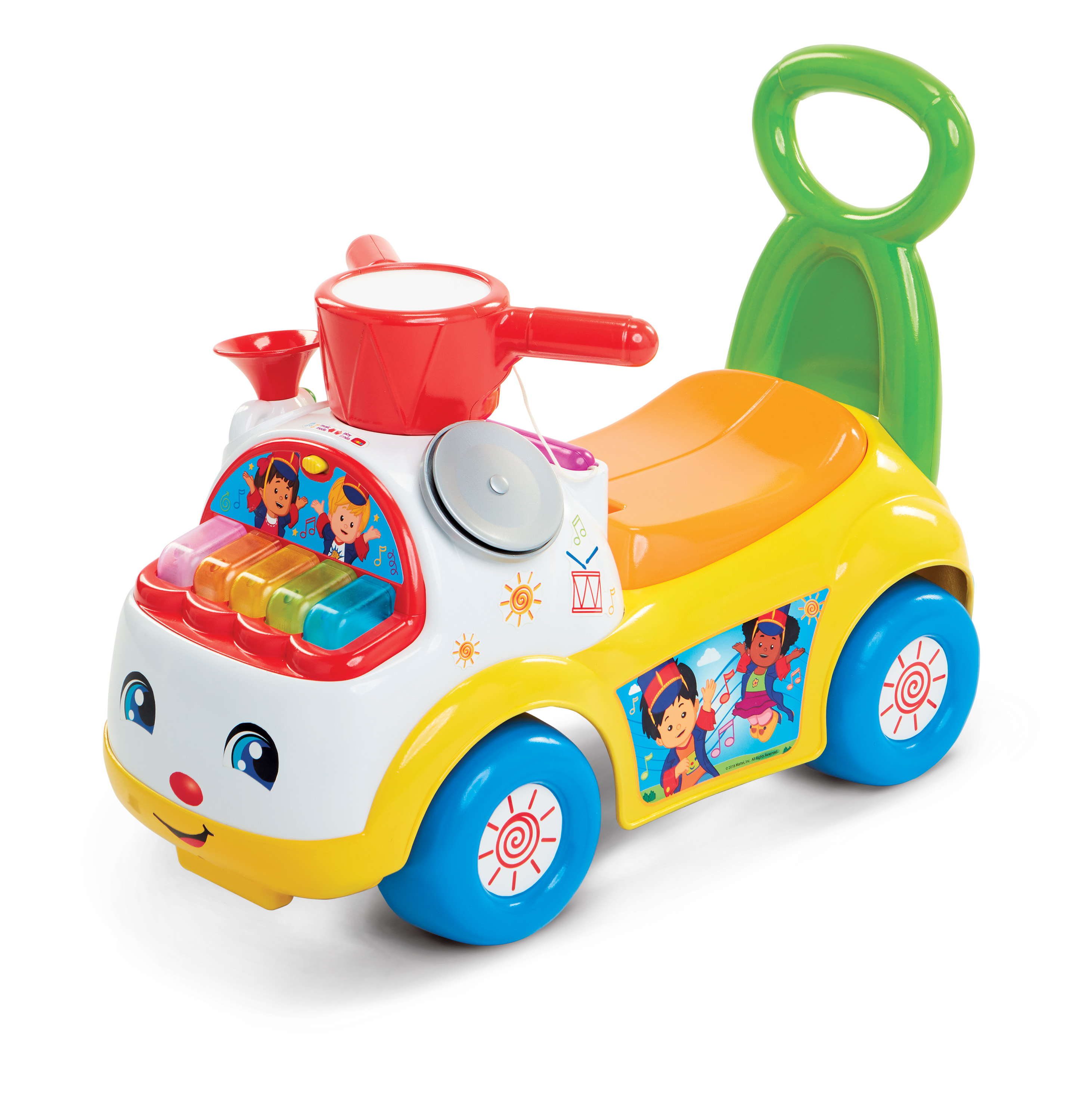 Fisher Price Jeździk Fisher Price Muzyczna Parada żółty