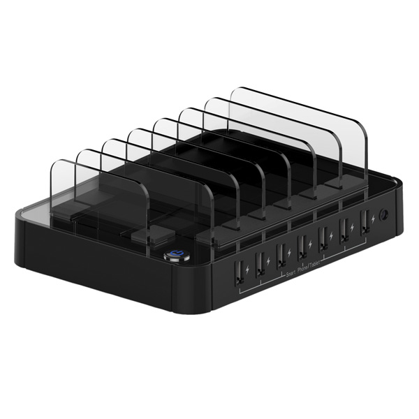 ROLINE Charging Station - Power adapter, 12 Watt (7x4 pin USB type A)