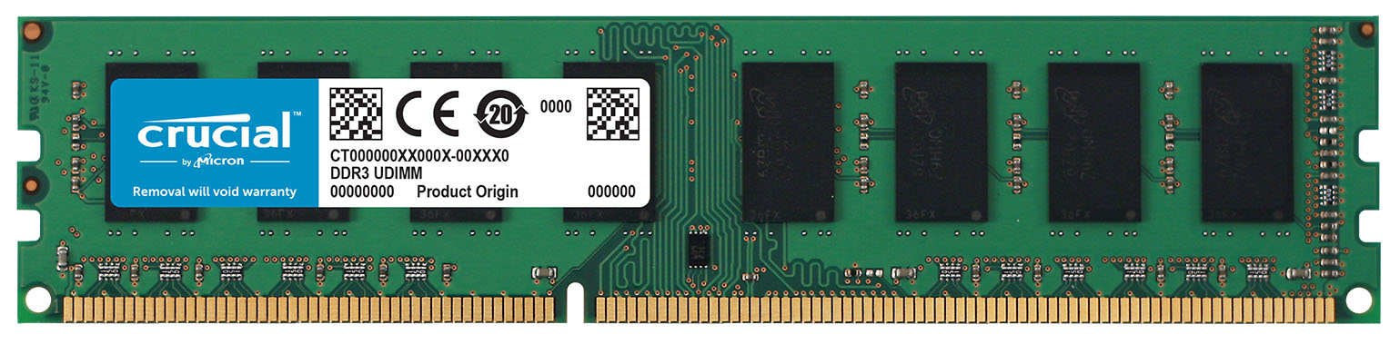 Crucial RAM CT102464BD160B 8GB DDR3 1600 MHz CL11 Desktop Memory , Green