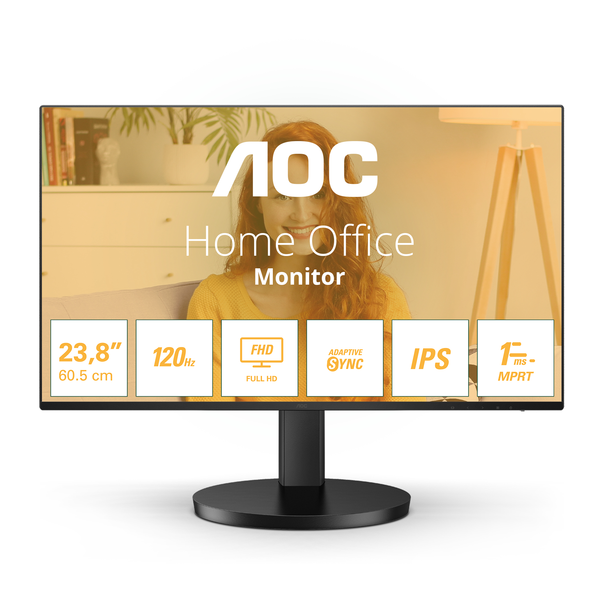 AOC 60,5cm (23,8") 24B3HA2   16:09 HDMI+D-SUB IPS black retail