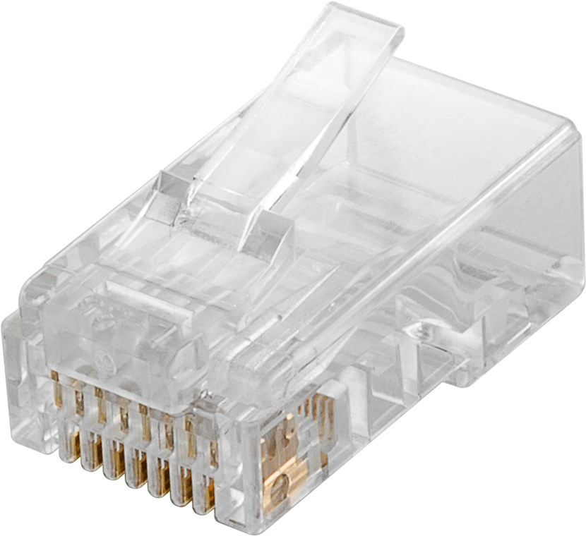 Modularstik, RJ45 uskærmet 10 stk for CAT6