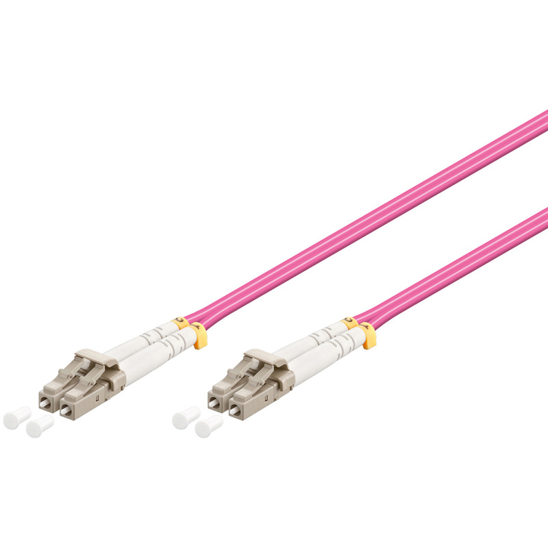 Fiberkabel 50/125 my LC-LC, OM4 multimode duplex, 5 m