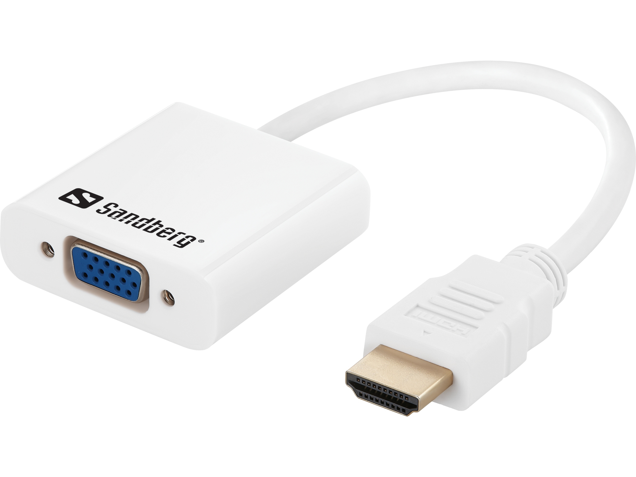 Sandberg HDMI to VGA+Audio Converter, *HDMIM, *VGAF