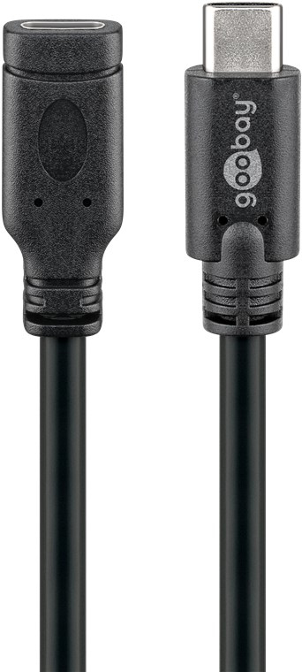 USB-C Han til USB-C Hun - 1 Meter 