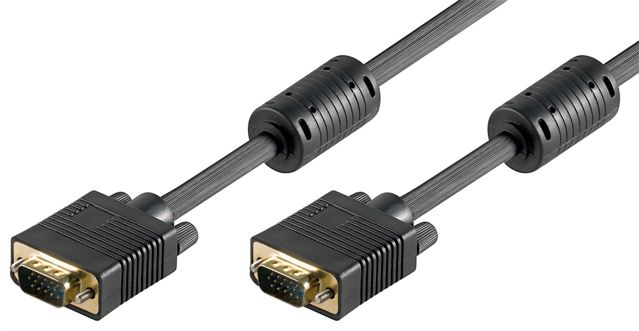 SVGA forb. kabel, 15 pol SUB-D han/han, 5 m