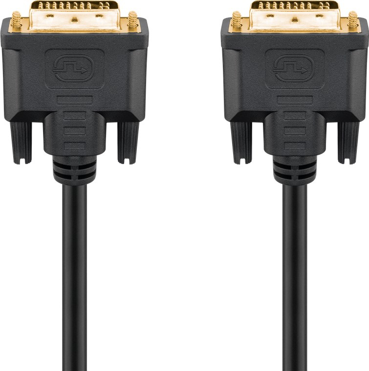 DVI monitor kabel 24+5 han/han, 2 m