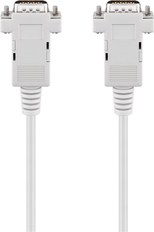 Seriel forl. kabel, 9 pol SUB-D han/han, 2 m