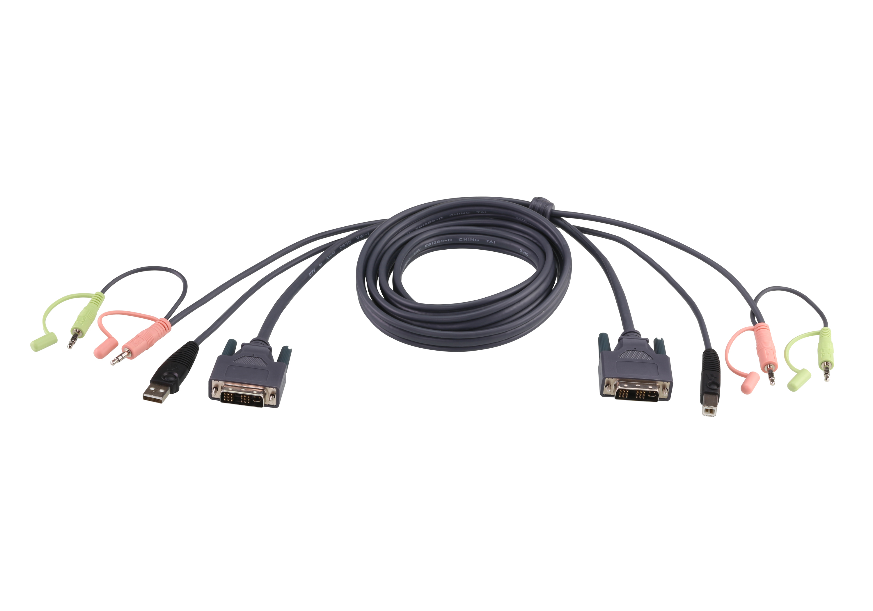 ATEN 2L-7D03U KVM-kabel Sort 3 m