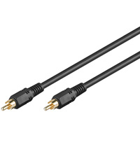 Goobay 50339 Coaxial Digital/Audio Connector Cable, RCA S/PDIF, Double Shielded, 20 m Cable Length