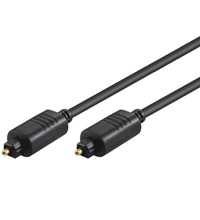Optisk audio kabel, Toslink/Toslink, 1 m