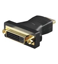 Goobay 68930 HDMI/DVI-D Adapter, Gold-Plated