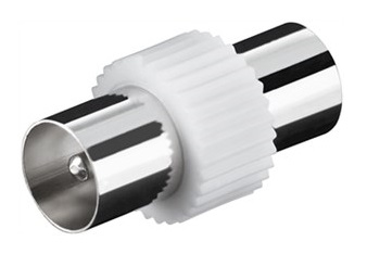 Antenne samler, IEC coax han/han, 10 stk.