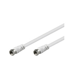 Goobay 11725 SAT Antenna Cable (<70 dB), 2X Shielded, 5m Length
