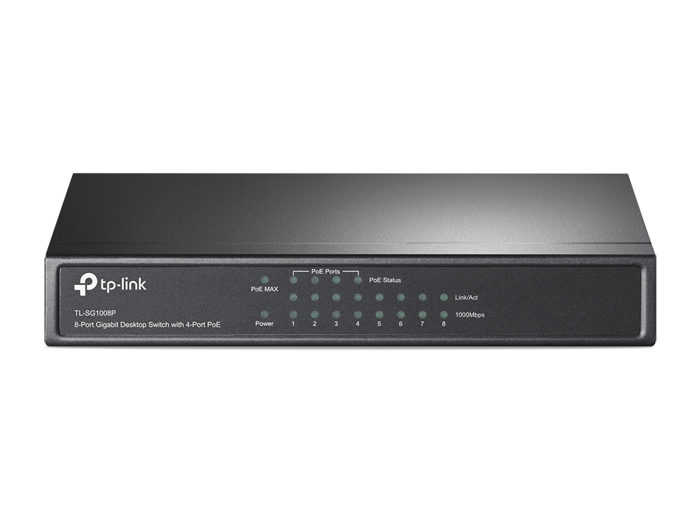 TP-Link TL-SG1008P netværksswitch Ikke administreret Gigabit Ethernet (10/100/1000) Strøm over E...