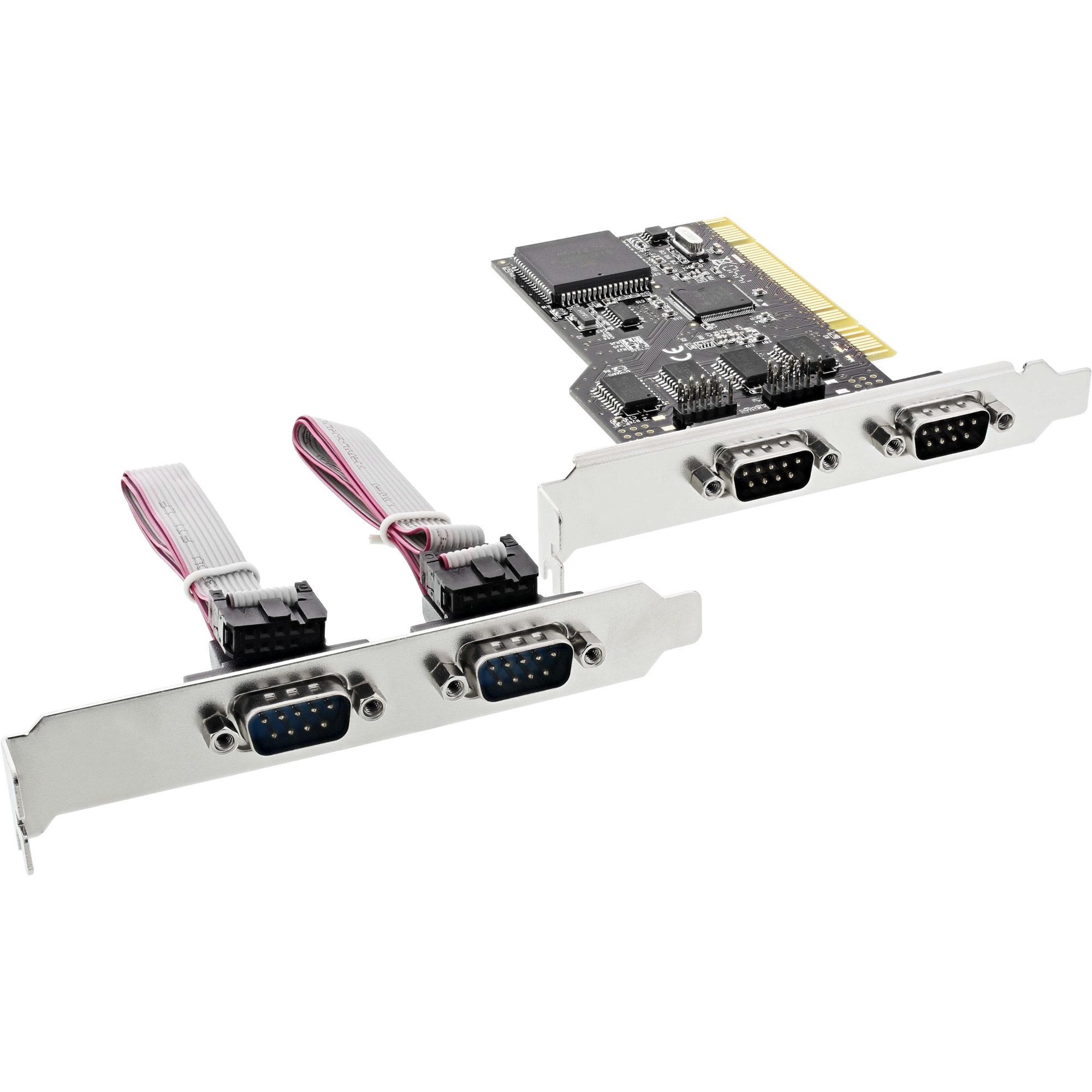Seriel RS232 PCI udvidelseskort 4 porte