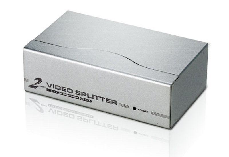 Videosplitter, SVGA, 2 port 350 Mhz
