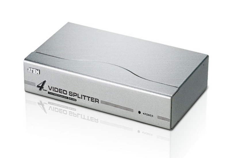 Videosplitter, SVGA, 4 port 350 Mhz