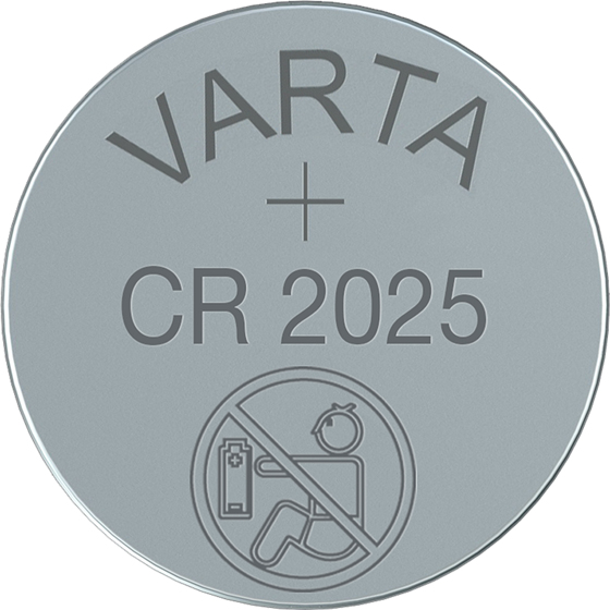 VARTA Batteries Electronics CR2025 Lithium button cell 3V battery 5-pack, Button cells in origin...