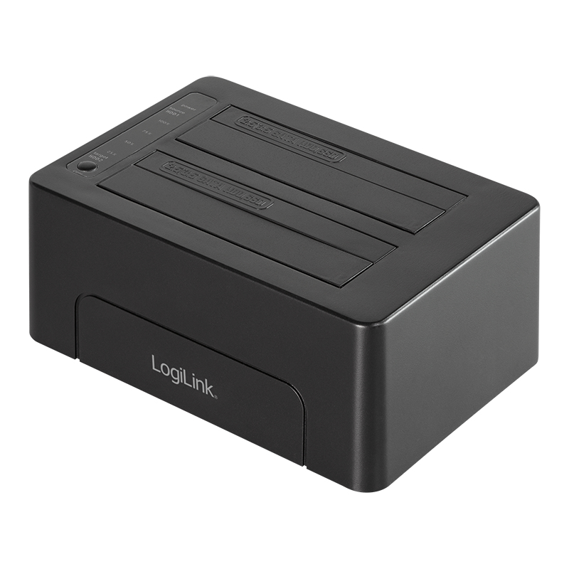 LogiLink USB 3.1 Gen 2 Quickport 2-Bay. 2.5" & 3.5" SATA
