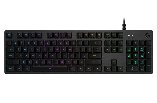 Logitech G G512 CARBON LIGHTSYNC RGB Mekanisk Gaming Keyboard med GX Brown switches
