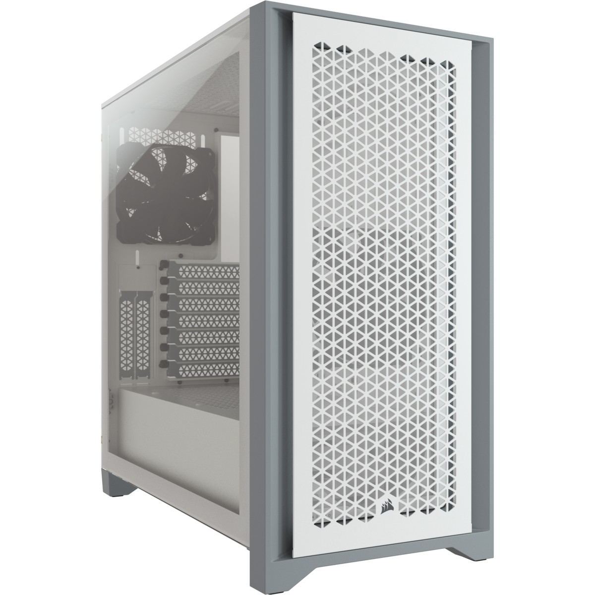 Geh CORSAIR Midi 4000D Airflow (Tempered Glass) White