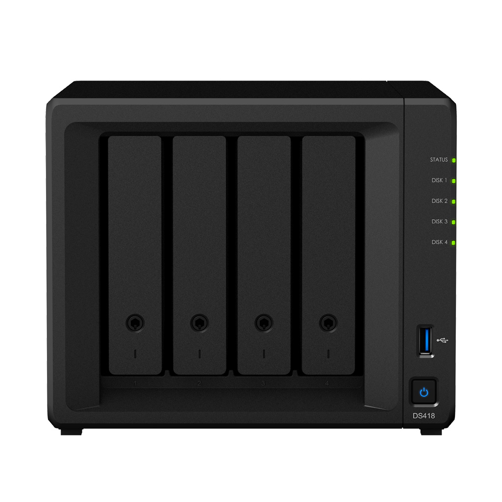 Synology 4xSATA NAS uden HD, Quad 1.40Ghz CPU, 2GB