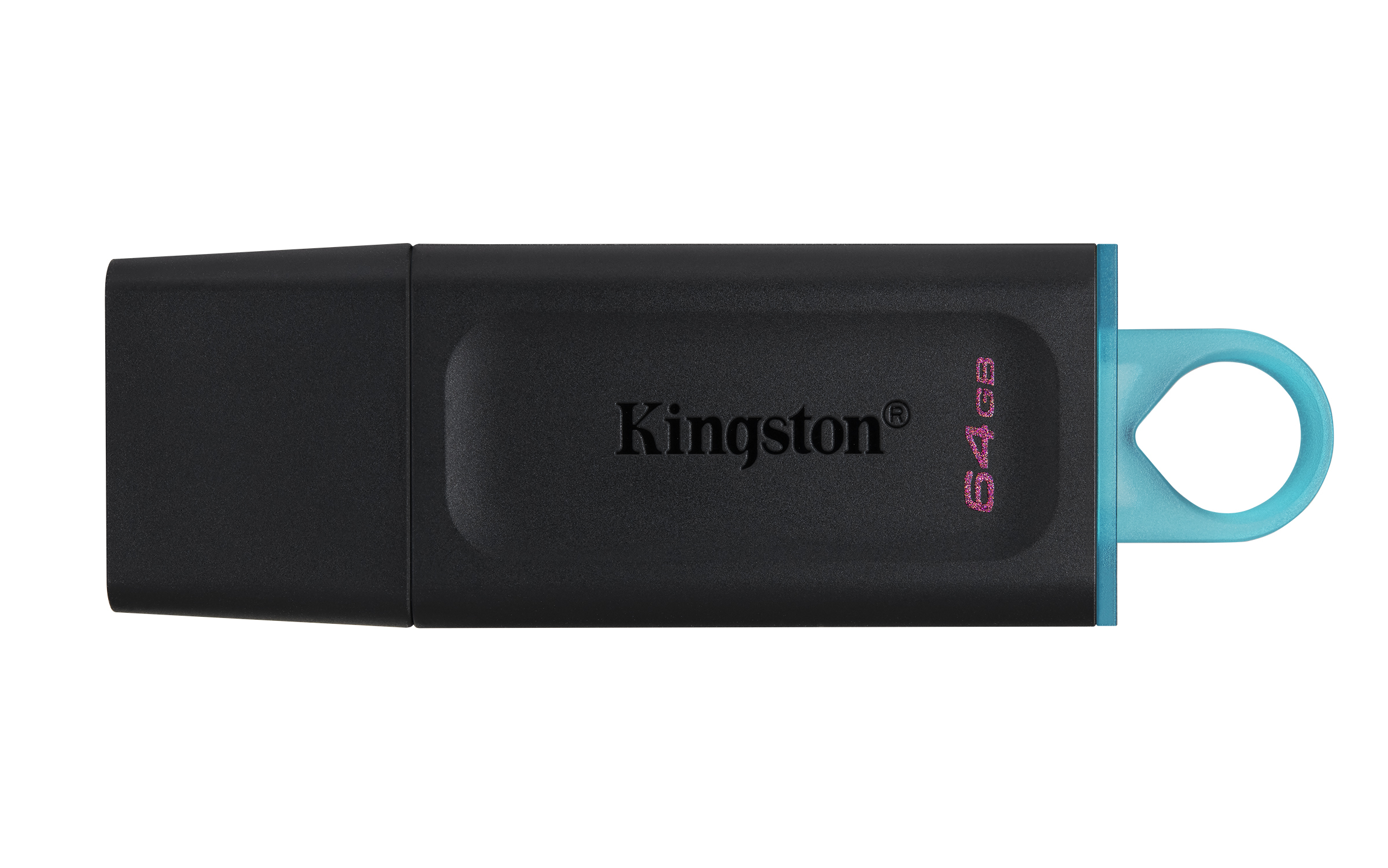 Kingston DataTraveler Exodia DTX/64GB Flash Drive USB 3.2 Gen 1 - with Protective Cap and Keyrin...