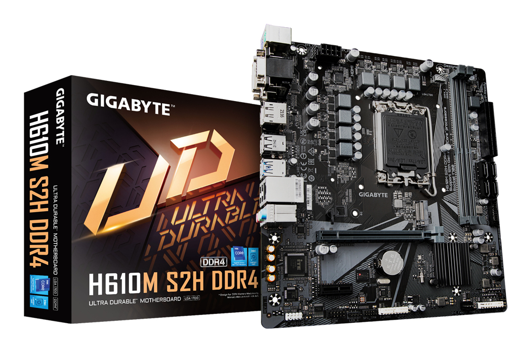Gigabyte H610M S2H DDR4 (Socket LGA1700) Micro ATX Motherboard