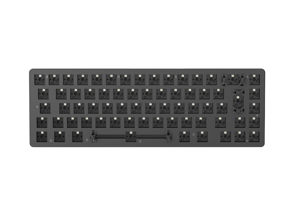 Glorious GMMK 2 Compact Tastatur - Barebone, ANSI-Layout, schwarz (GLO-GMMK2-65-RGB-B)