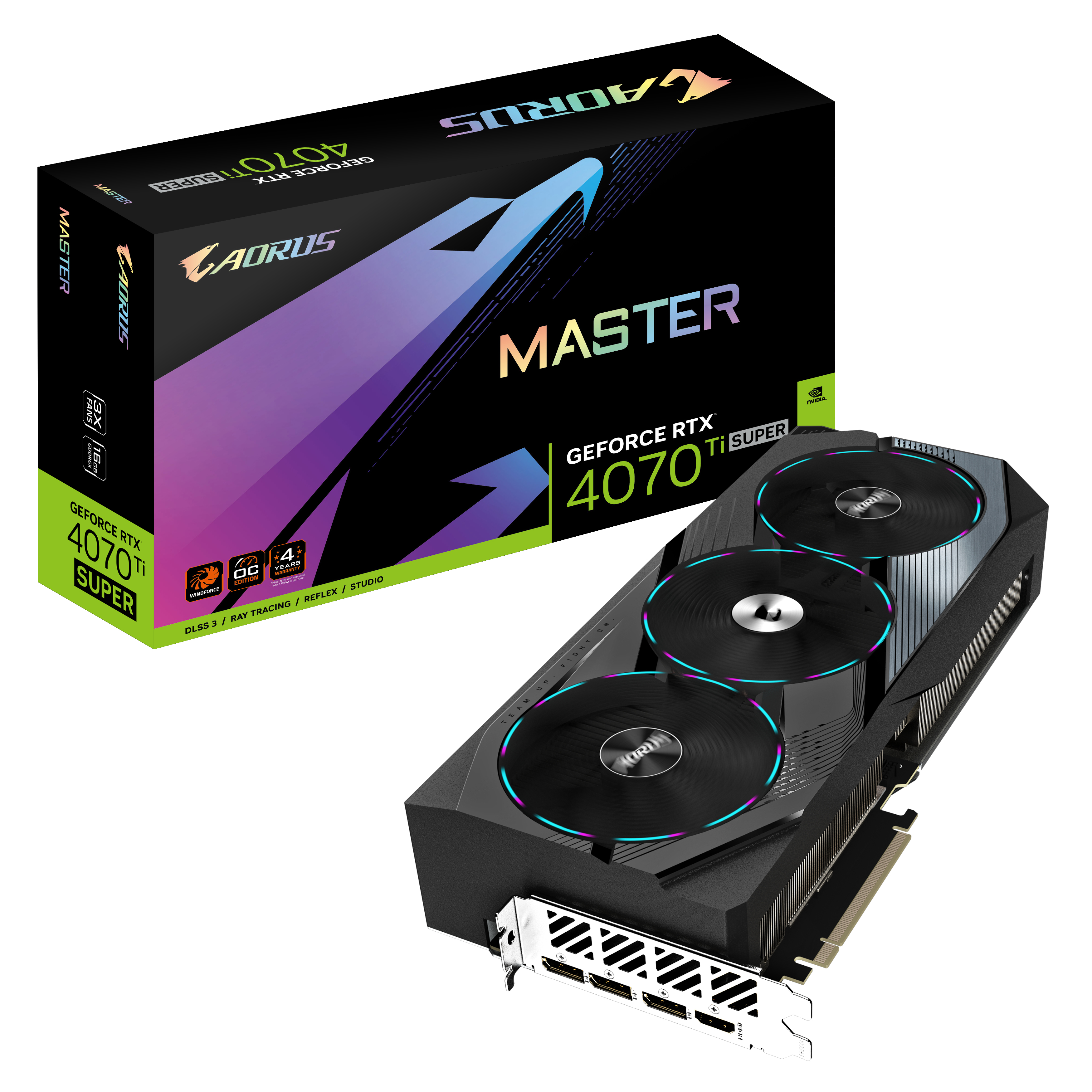 GIGABYTE GeForce RTX 4070 Ti SUPER AORUS Master 16GB