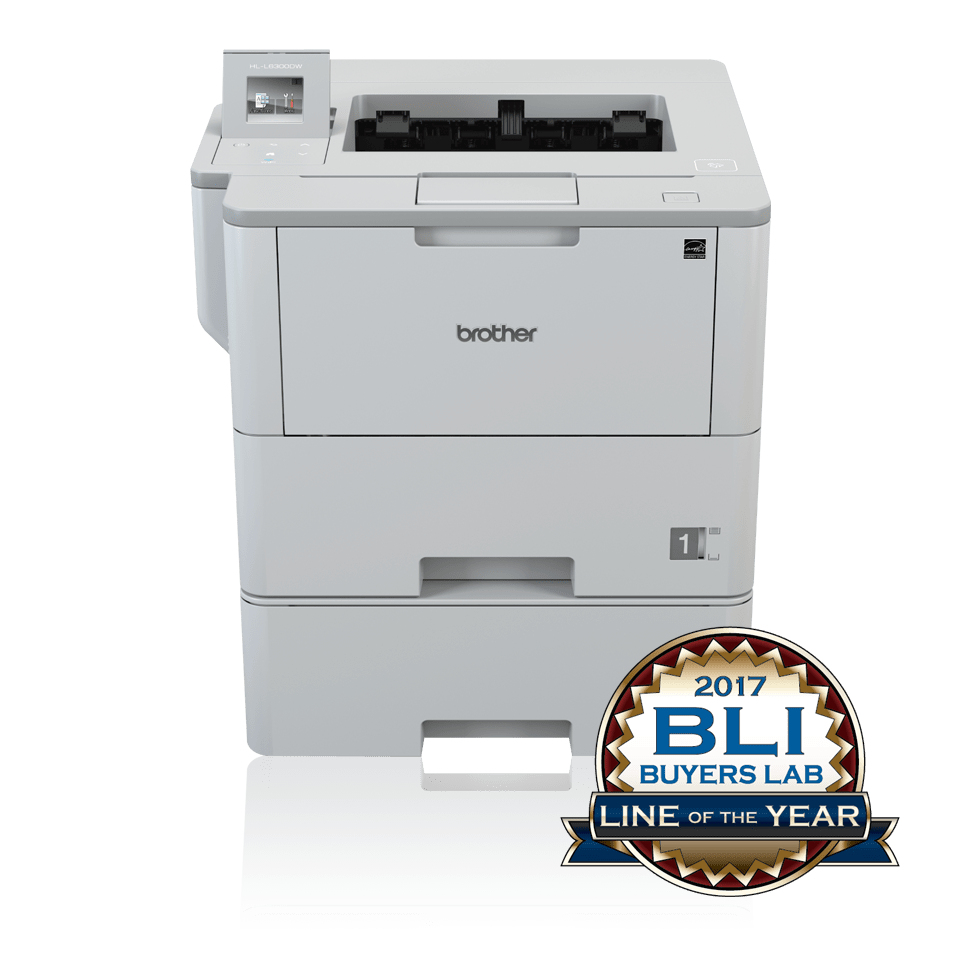 Brother HL-L6300DW Mono Laser Printer - Single Function, Wireless/USB 2.0/Network/NFC, 2 Sided P...
