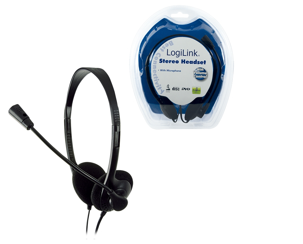 LogiLink Deluxe Stereo Headset with Microphone