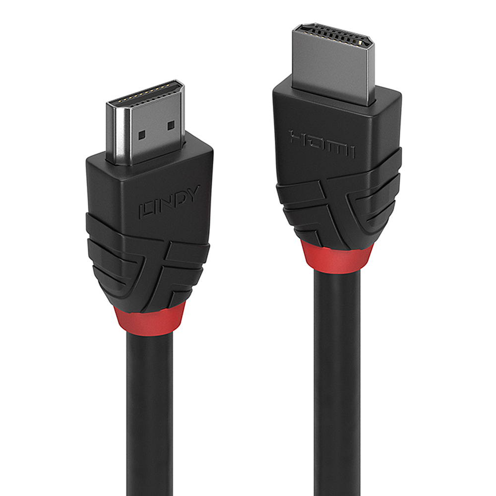Lindy 36472 HDMI-kabel 2 m HDMI Type A (Standard) Sort