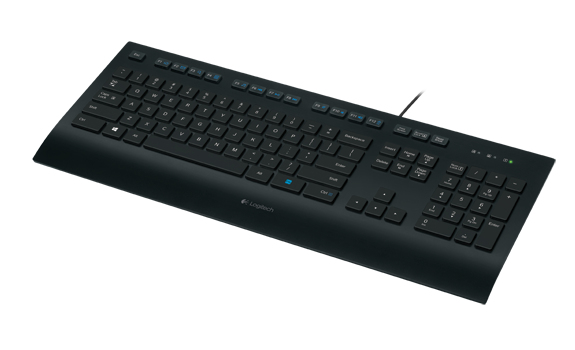 Logitech K280E Pro f/ Business tastatur USB QWERTY Nordisk Sort