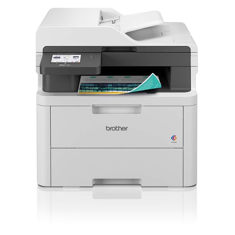 Brother MFC-L3760CDW Wireless AIO LED printer with fax