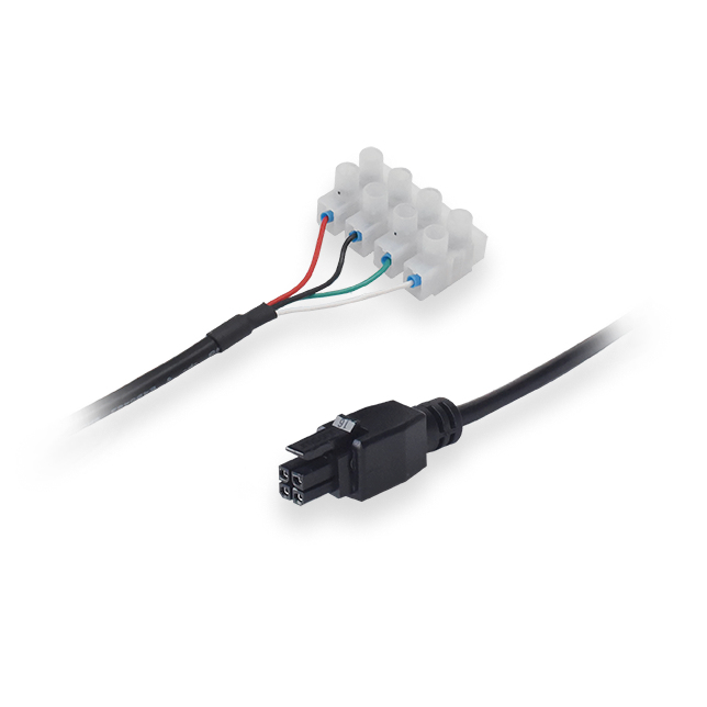 Power cable with 4-way screw 