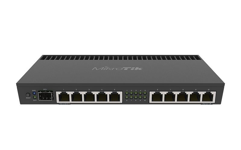 MikroTik RB4011iGS+RM - Router - 10 GigE