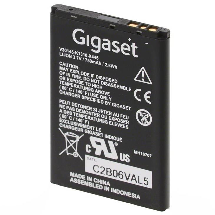 Gigaset Batterie - Li-Ion - 750 mAh - für Gigaset SL400H ( S30852-D2152-X1 )