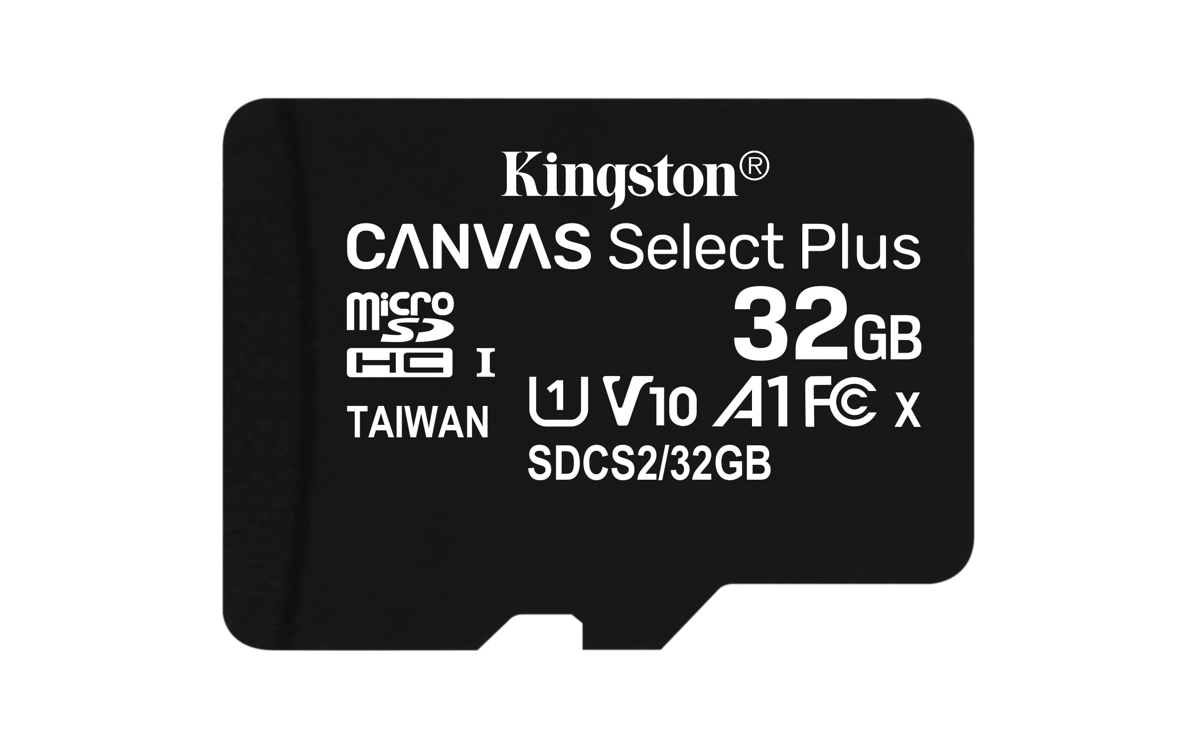 Kingston Canvas Select Plus microSD Card SDCS2/32 GB Class 10 (SD Adapter Included)