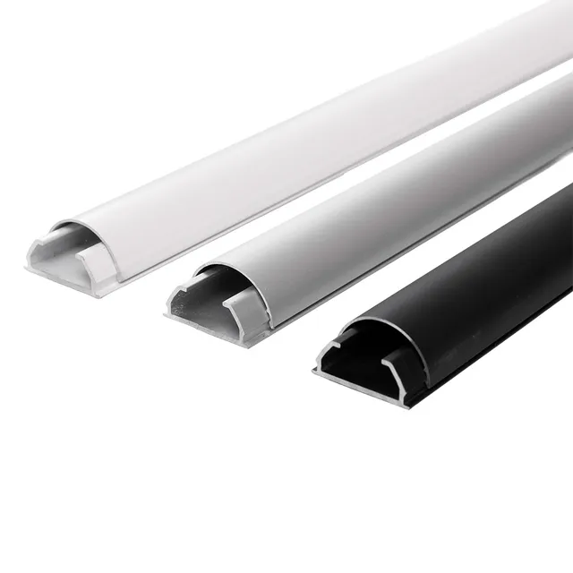 Bosscom Cable Cover - 25mm - 1,5m - White
