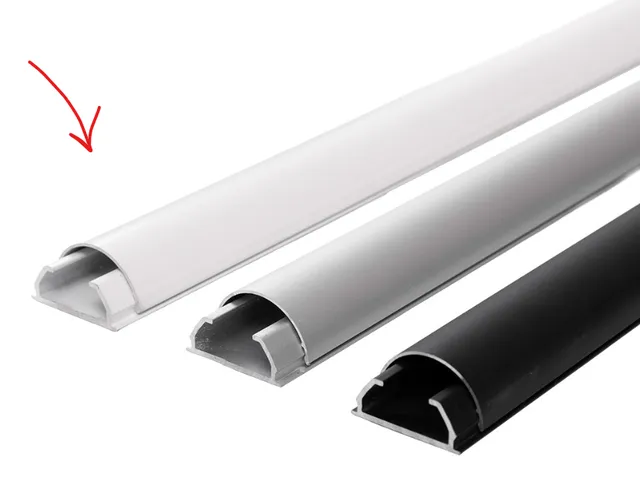 Bosscom Cable Cover - 33mm - 0,75m - White