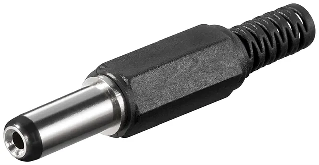 DC plug with cable protecto...
