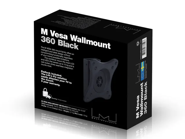 Multibrackets M VESA Wallmount 360 Black (Wall, 32", 15 kg)