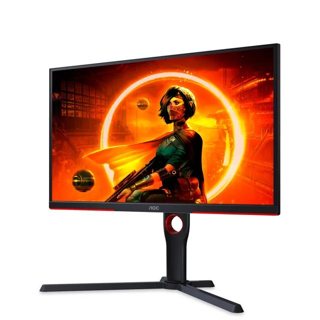 AOC 25G3ZM/BK computerskærm 62,2 cm (24.5") 1920 x 1080 pixel Fuld HD Sort, Rød