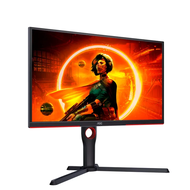 AOC 25G3ZM/BK computerskærm 62,2 cm (24.5") 1920 x 1080 pixel Fuld HD Sort, Rød