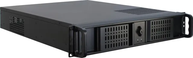 INTER-TECH IPC 2U-2098-SL integrated air filter in a 48.26 cm 19 inch 1x 5.25 external 6x 3.5 in...