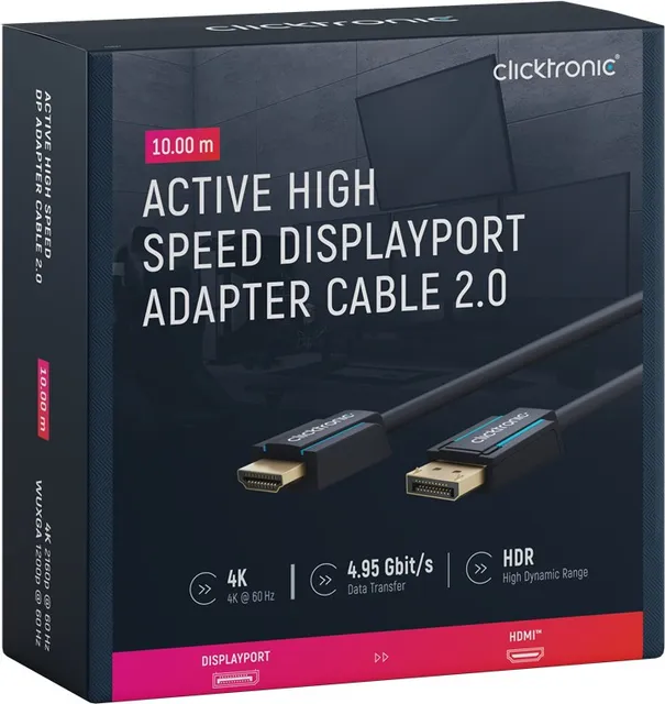 Active DisplayPort™ to HDMI™ Adapter Cable