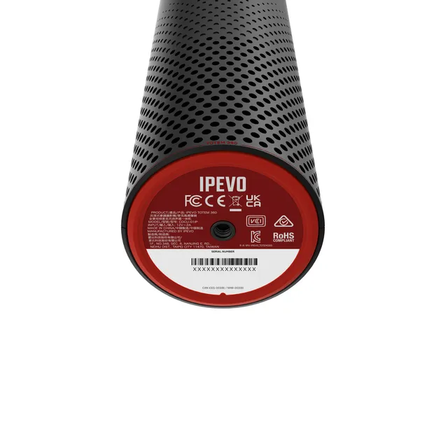 Ipevo KFT Konferenzkamera Totem 360       Mikro      schwarz