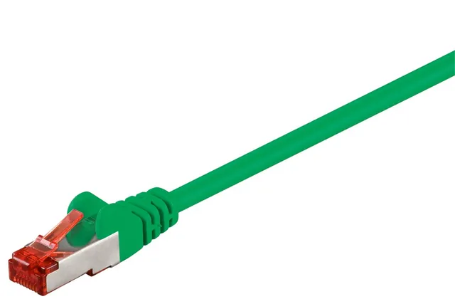 Patch kabel, S/FTP CAT6, 20 m, grøn
