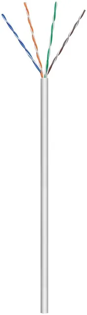 Installationskabel (stiv),UTP CAT5E,grå,305m,CCA